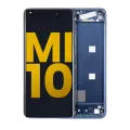 OLED Assembly With Frame Compatible For Xiaomi Mi 10 5G (Refurbished) (Twilight Gray)