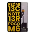 LCD Assembly Without Frame Compatible For Xiaomi Redmi 13C 5G / Note 13R / Poco M6 5G (Refurbished) (All Colors)