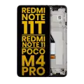 LCD Assembly With Frame Compatible For Xiaomi Redmi Note 11T 5G / Xiaomi Redmi Note 11 5G / Xiaomi Poco M4 Pro 5G (Refurbished) (All Colors)