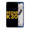 LCD Assembly With Frame Compatible For Xiaomi Redmi K30 5G (Refurbished) (Blue)