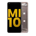 OLED Assembly With Frame Compatible For Xiaomi Mi 10 5G (Refurbished) (Peach Gold)