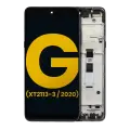 LCD Assembly With Frame Compatible For Motorola Moto G 5G (XT2113-3 / 2020) (Refurbished) (Volcanic Gray)