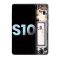 OLED Assembly With Frame Compatible For Samsung Galaxy S10 5G (Service Pack) (Majestic Black)