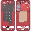 Mid-Frame Housing Compatible For Samsung Galaxy S25 5G (US & International Version) (Coral Red)