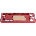 Mid-Frame Housing Compatible For Samsung Galaxy S25 5G (US & International Version) (Coral Red)