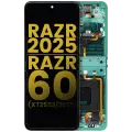 OLED Assembly With Frame Compatible For Motorola Razr 2025 / Razr 60 (XT2553 / 2025) (Refurbished) (Spring Bud)
