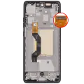 OLED Assembly With Frame Compatible For Motorola Moto Edge（XT2519 / 2025) (Refurbished) (Deep Forest)