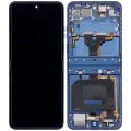 OLED Assembly With Frame Compatible For Motorola Razr 2025 / Razr 60 (XT2553 / 2025) (Refurbished) (Gibraltar Sea)
