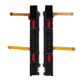 Plastic Rail (Right+Left) With Flex Cable for Nintendo Switch (Red)