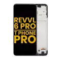 LCD Assembly With Frame Compatible For T-Mobile Revvl 6 Pro / T Phone Pro 5G (Refurbished) (All Colors)