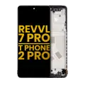 OLED Assembly With Frame Compatible For T-Mobile Revvl 7 Pro / T Phone 2 Pro 5G  (Refurbished) (All Colors)