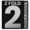 Inner OLED Assembly With Frame Compatible For Samsung Galaxy Z Fold 2 5G  (Used OEM Pull: Grade A)  (US & International) (Mystic Black)