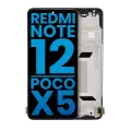 LCD Assembly With Frame Compatible For Xiaomi Redmi Note 12 5G / Poco X5 (Aftermarket: Incell) (All Colors)