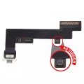 Charging Port Flex Cable Compatible For iPad Air 4 (4G Version) (Used OEM Pull: Grade A) (Sky Blue)