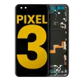 OLED Assembly With Frame Compatible For Google Pixel 3 (Refurbished) (Just Black)