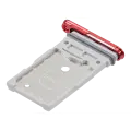 Dual Sim Card Tray Compatible For Samsung Galaxy S25 / S25 Plus (Premium) (Coral Red)