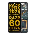 OLED Assembly With Frame Compatible For Motorola Razr Ultra 2025 (XT2551 / 2025) / Razr 60 Ultra (XT2551 / 2025) (Refurbished) (Scarab)
