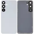 Back Cover Glass With Camera Lens Compatible For Samsung Galaxy S25 Plus 5G (No Logo) (Aftermarket Plus) (Icy Blue)