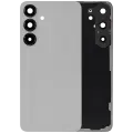 Back Cover Glass With Camera Lens Compatible For Samsung Galaxy S25 Plus 5G (No Logo) (Aftermarket Plus) (Silver Shadow)
