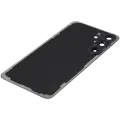 Back Cover Glass With Camera Lens Compatible For Samsung Galaxy S25 Plus 5G (No Logo) (Aftermarket Plus) (Silver Shadow)