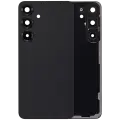 Back Cover Glass With Camera Lens Compatible For Samsung Galaxy S25 Plus 5G (No Logo) (Aftermarket Plus) (Blue Black)