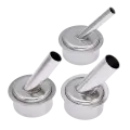 45 Degree Hot Air Rework Station Gun Sleeve Nozzle Compatible For 861DW / TR1300A (3 Piece Set) (5mm / 7mm / 10mm)