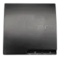 Top & Bottom Housing Compatible For PlayStation 3 Slim (Black)