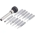 900M Replacement Soldering Iron Tips for Hakko / Yihua / Atten / Quick / Ryobi and More Soldering Stations/Guns (12 Piece Set)