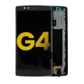 LCD Assembly With Frame Compatible For LG G4 (Refurbished) (Black)