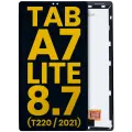 LCD Assembly Without Frame Compatible For Samsung Galaxy Tab A7 Lite 8.7" (2021) (T220) (WiFi Version) (Refurbished) (Black)