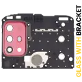 Back Camera Lens With Bracket Compatible For Motorola Moto G20 (XT2128 / 2021) (Flamingo Pink)