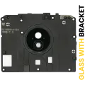 Back Camera Lens With Bracket Compatible For Motorola Moto G7 Power (XT1955 / 2019) (Brazil Version) (Ceramic Black)
