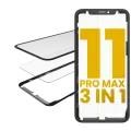 3 in 1  (Glass With OCA Pre-Installed + Frame) Compatible For iPhone 11 Pro Max (OCA Master)