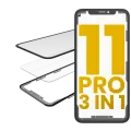 3 in 1  (Glass With OCA Pre-Installed + Frame) Compatible For iPhone 11 Pro (OCA Master)