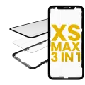 3 in 1  (Glass With OCA Pre-Installed + Frame) Compatible For iPhone XS Max (OCA Master)