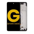 LCD Assembly With Frame Compatible For Motorola Moto G 5G (XT2417 / 2024) (Refurbished) (Sage Green)