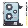 Back Camera Lens With Bracket / Bezel Compatible For Xiaomi Redmi Note 12 5G (Frosted Green)