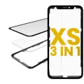 3 in 1  (Glass With OCA Pre-Installed + Frame) Compatible For iPhone XS (OCA Master)