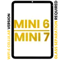 Front Glass Compatible For iPad Mini 6 (2021) / Mini 7 (2024) (Glass Separation Required) (WiFi / Cellular) (Premium) (All Colors)
