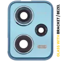 Back Camera Lens With Bracket / Bezel Compatible For Xiaomi Redmi Note 12 Pro 5G (Blue)