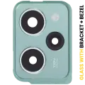 Back Camera Lens With Bracket / Bezel Compatible For Xiaomi Redmi Note 12 Pro Speed (Green) / Poco X5 Pro 5G
