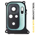 Back Camera Lens With Bracket / Bezel Compatible For Xiaomi Redmi Note 10 (Aqua Green)