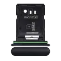 Dual Sim Card Tray Compatible For Sony Xperia 10 III (Black)