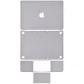 4in1 (Top, Bottom, Keyboard, Trackpad) Skin Compatible For MacBook Retina 12"(A1534 / Early 2015 / Early 2016 / Mid 2017) (Space Gray)
