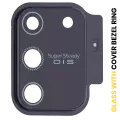 Back Camera Lens With Cover Bezel Ring Compatible For Samsung Galaxy S10 Lite (All Colors)