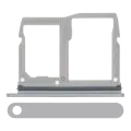Sim Card Tray Compatible For LG Stylo 5 (Silvery White)