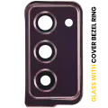 Back Camera Lens With Cover Bezel Ring Compatible For Samsung Galaxy Z Fold 2 5G (F916) (Mystic Bronze)