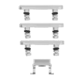 Hard Buttons (Power / Volume / Switch) Compatible For iPhone 8 Plus (Silver)