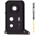 Back Camera Lens With Bracket / Bezel Compatible For Xiaomi Redmi Note 12S (Onyx Black)