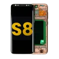 OLED Assembly With Frame Compatible For Samsung Galaxy S8 (Refurbished) (Maple Gold)